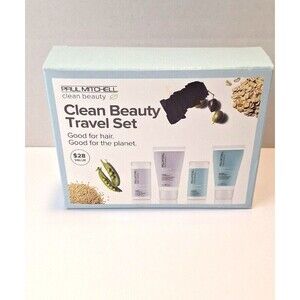 PAUL MITCHELL Clean Beauty Travel Set Hair Care Repair Kit Products New 1.7 oz.